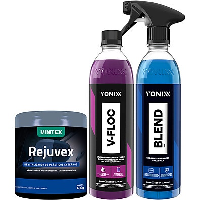 Vonixx Kit Revitalização Automotiva Completo