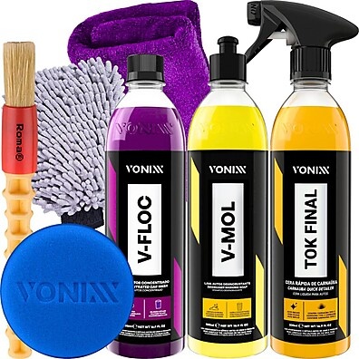 Vonixx V-Mol: Kit Lava Auto Completo + Cera