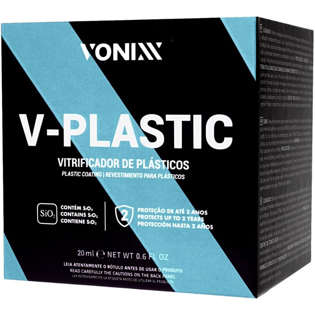 V-Plastic Vonixx: Vitrificador Semipermanente para Plásticos - Renove e Proteja (20ml)