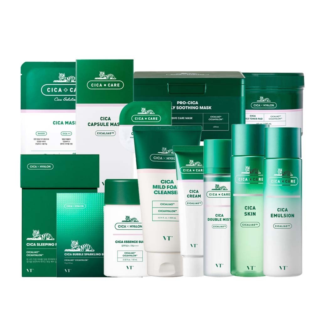 VT Cosmetics Cica Skincare: 12 Produtos para uma Pele Radiante