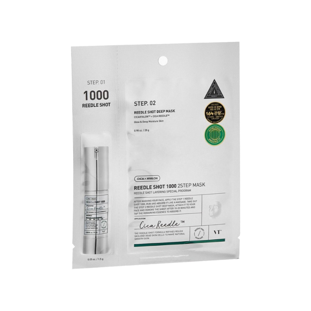 VT Cosmetics Reedle Shot 1000: Máscara Coreana 2 Passos