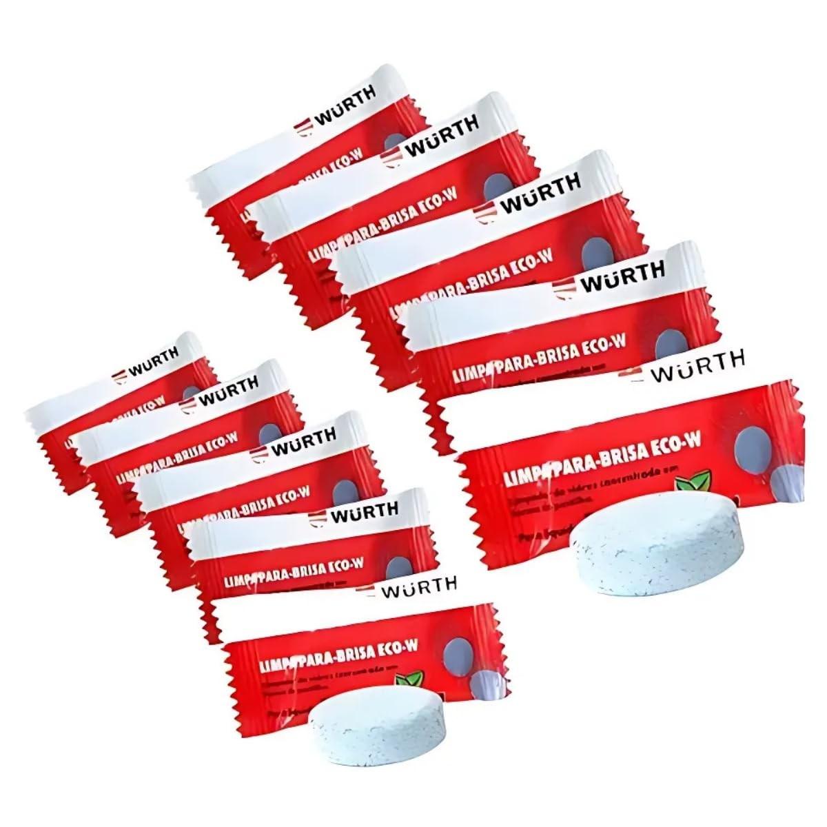 Kit 20 Pastilhas Limpa Parabrisa Eco-w 5g: Visibilidade Cristalina e Limpeza Eficaz para Seu Carro