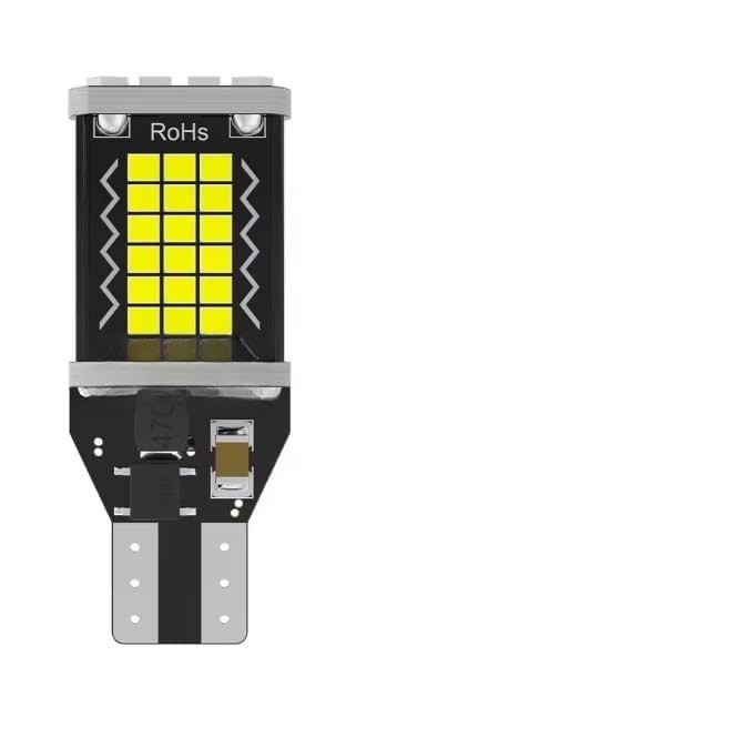 Ilumine Seu Carro: Par Lâmpadas LED T15 W16W 6000K Canbus Super Brilhante