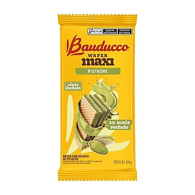 Wafer Bauducco Maxi Pistache: Crocância Irresistível!