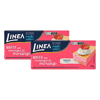 Wafer Linea Morango: Crocância e Sabor em Dobro!