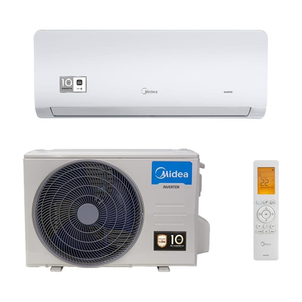 Ar Condicionado Split Hi Wall Midea Xtreme Save Connect Inverter 30.000 Btus Frio 220V R-32 com Wi-Fi e Controle por Voz