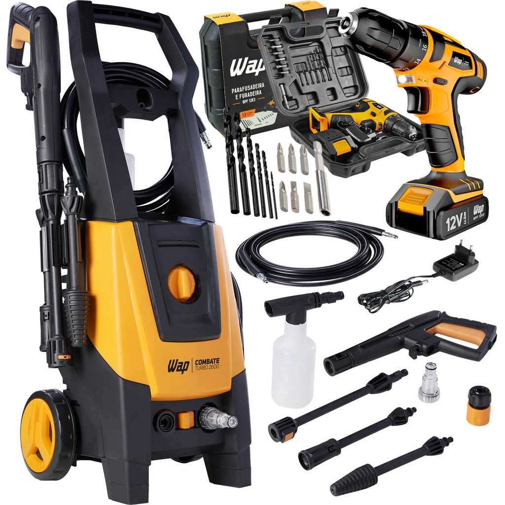 WAP Combate Turbo 2600: Limpeza + Furadeira!