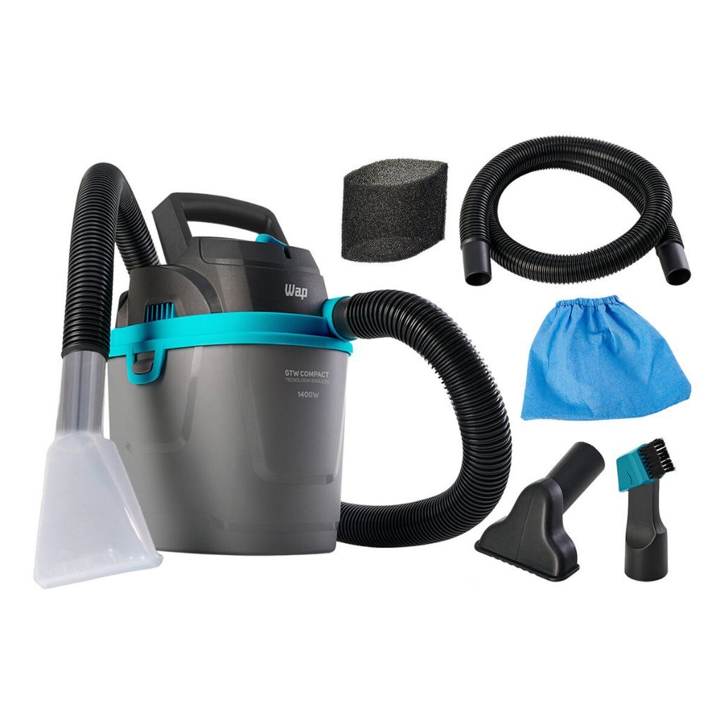 WAP GTW Compact: Aspirador 1400W para Casa e Carro