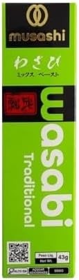 Pasta Japonesa Wasabi Tradicional Musashi 43G