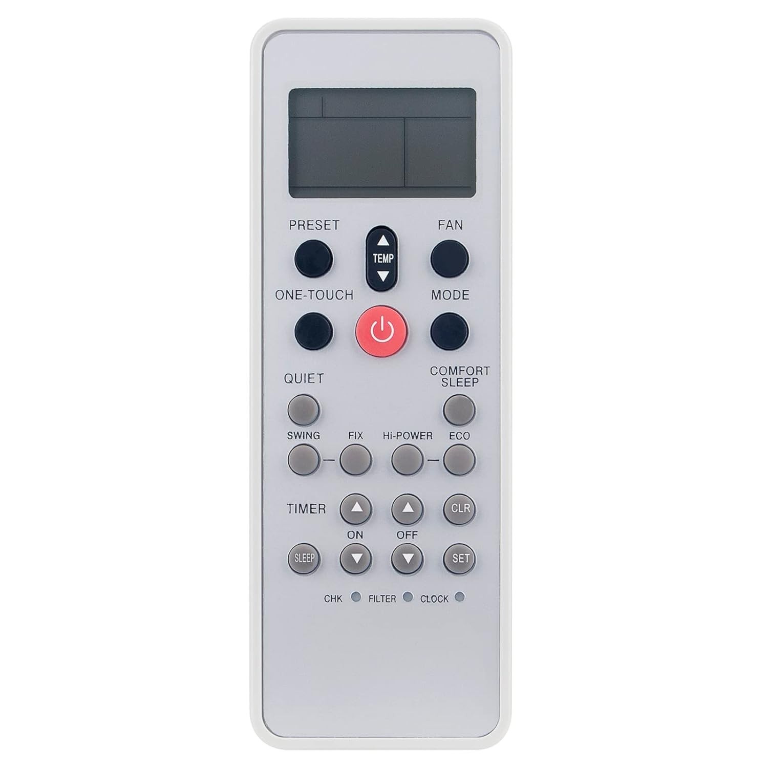 Controle Remoto Toshiba Ar Condicionado WC-L03SE | Substituição Original KTDZ003 WCL03SE