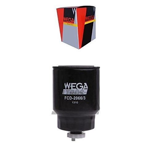 Filtro de Combustível Wega FCD2066/3 com Dreno para Nissan Pathfinder - Prata