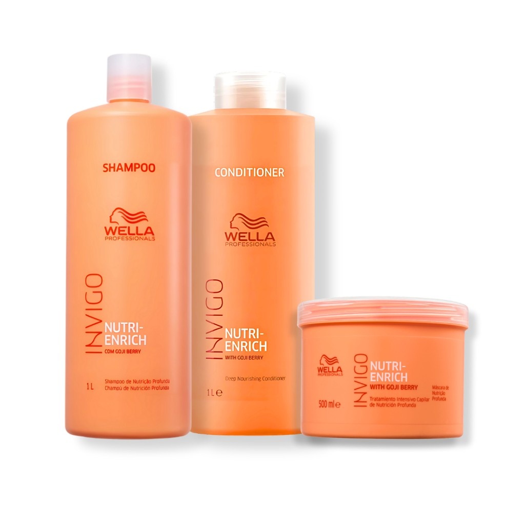 Wella Enrich: Hidratação Poderosa em Kit Completo