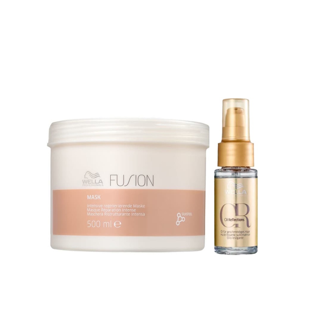 Wella Fusion: Reconstrução + Brilho Intenso
