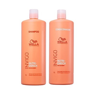 Wella Invigo Enrich: Kit Brilho e Hidratação
