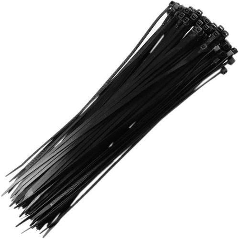 Abraçadeira Western 2.5x100mm Preta - Kit Essencial para Organização e Fixação Segura