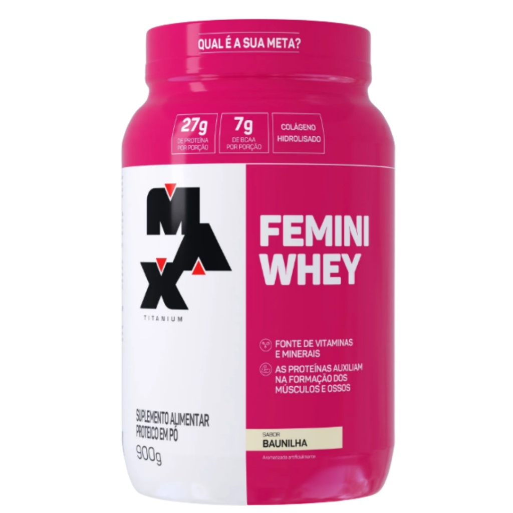 Whey Feminino Max Titanium: Potencialize Seus Resultados!