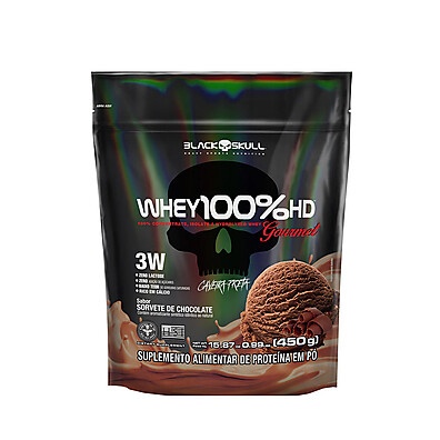 Whey Gourmet Black Skull: Ganhe Massa com Sabor!