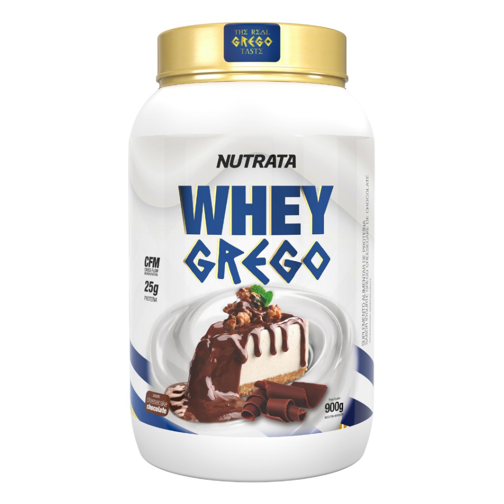Whey Grego Nutrata: Sabor e Proteína!