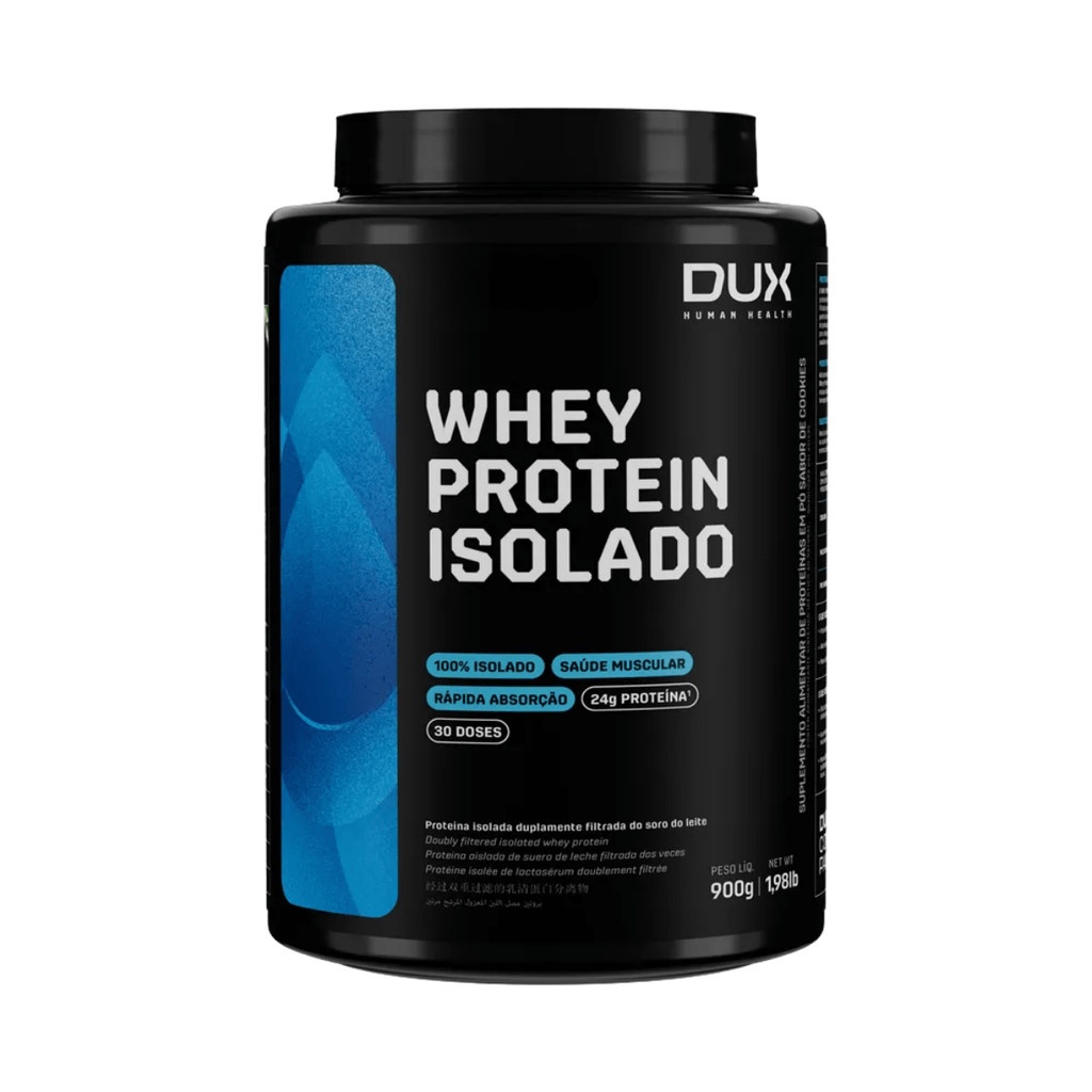 Whey Isolado Dux 900g: Ganhe Massa Magra!