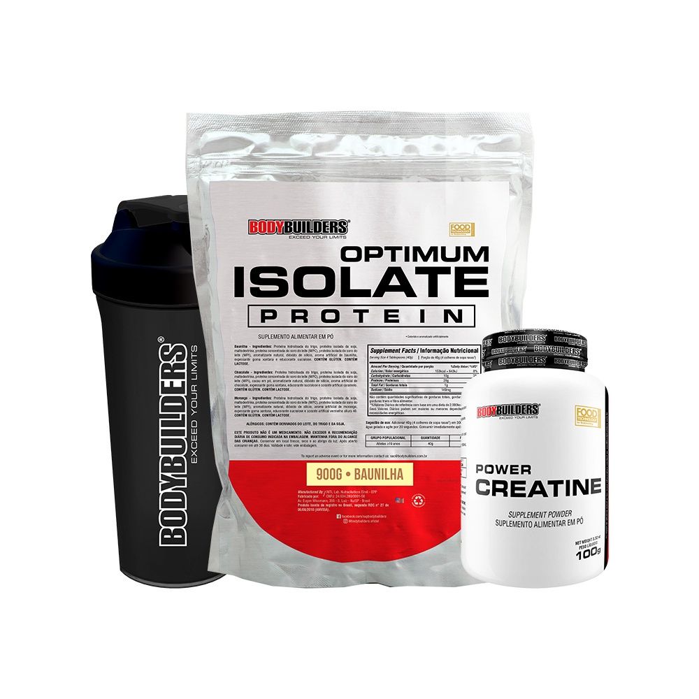Whey Isolate + Creatina: Kit Power para Ganhar Massa!
