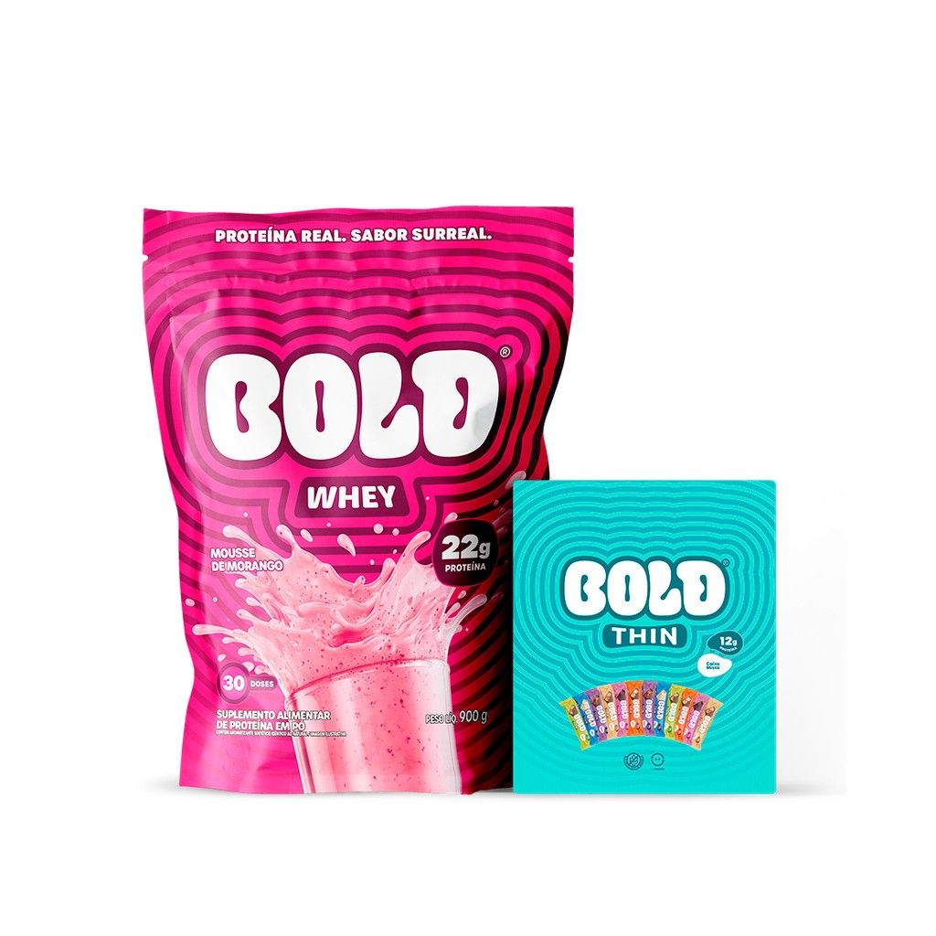 Whey Mousse + Barras Thin: Combo Proteína Delicioso!