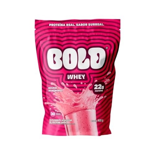 WHEY PROTEIN 3W - BOLD WHEY (900g) - Mousse de Morango