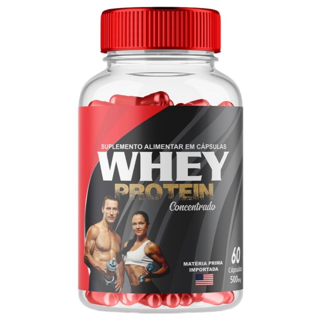 Whey Protein 240 Caps: Ganhe Massa Rápido!