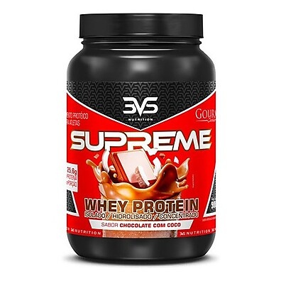 Whey Protein 3W Supreme: 28g de Proteína por Dose para Ganho Muscular