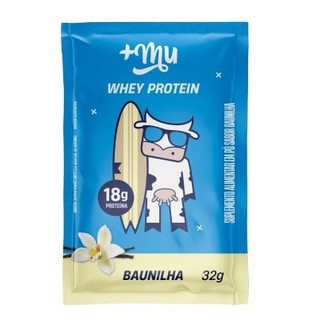 Whey Protein Baunilha +Mu: 18g de Proteína!