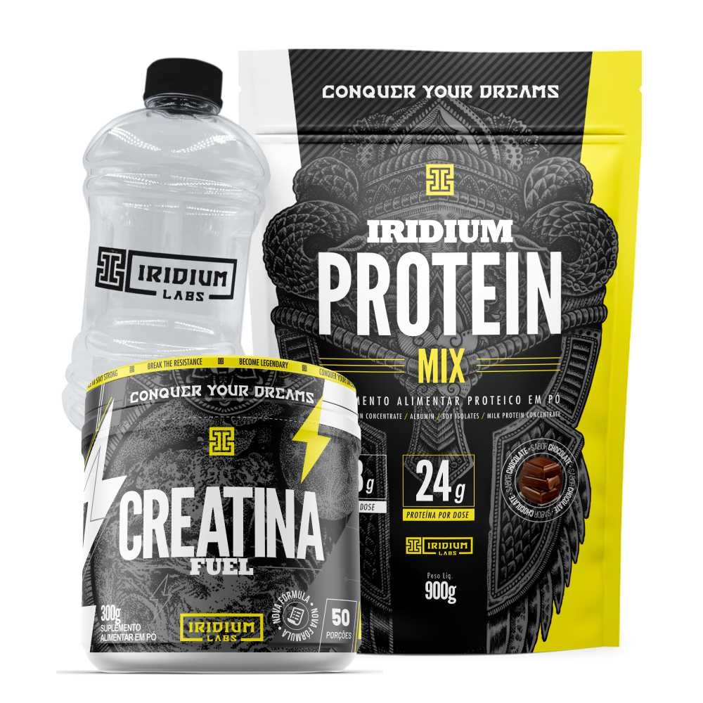 Whey Protein + Creatina: Kit Completo para Ganhar Massa!