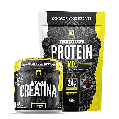 Whey Protein + Creatina: Kit Iridium Labs