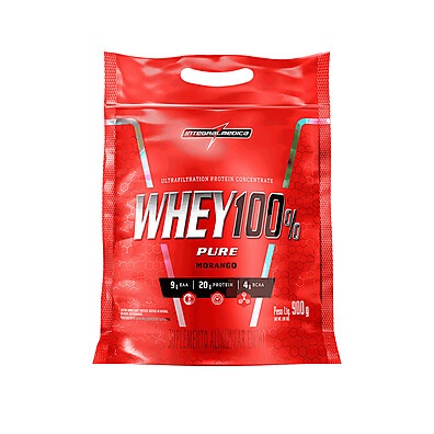 Whey Protein Morango 900g: Puro, Saboroso e Eficaz