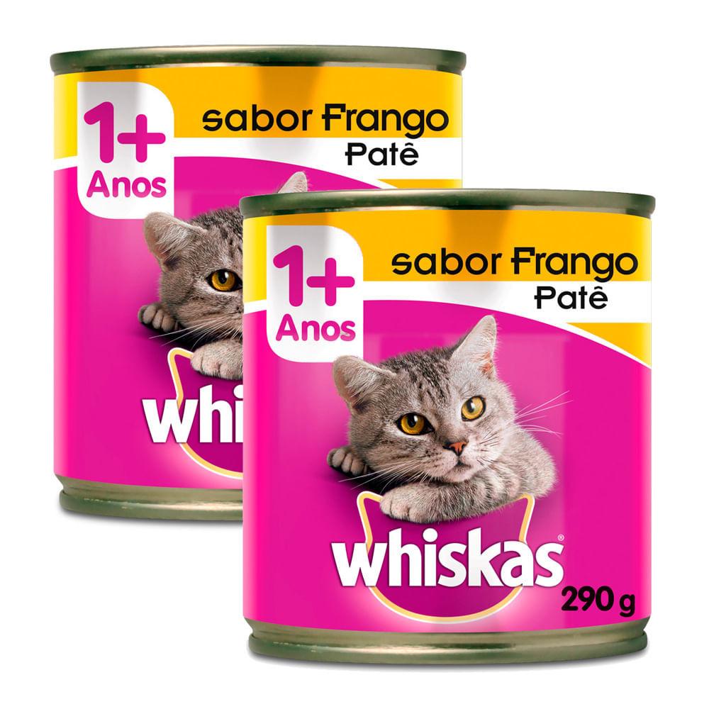Whiskas Patê Frango: Nutrição Irresistível para seu Gato!