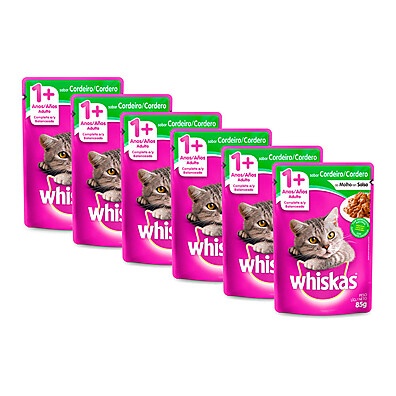 Whiskas Sachê Cordeiro: Nutrição Completa para seu Gato!