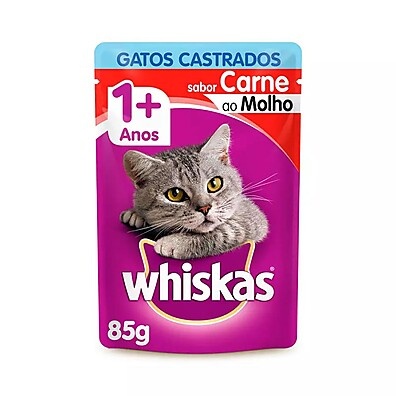 Whiskas Sachê Gatos Castrados: Sabor e Saúde!
