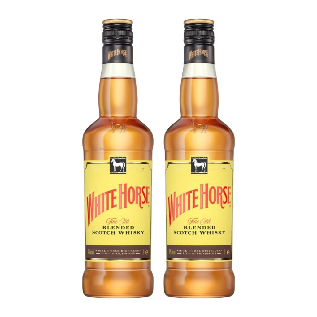 Whisky White Horse 1L: Kit com 2 Garrafas