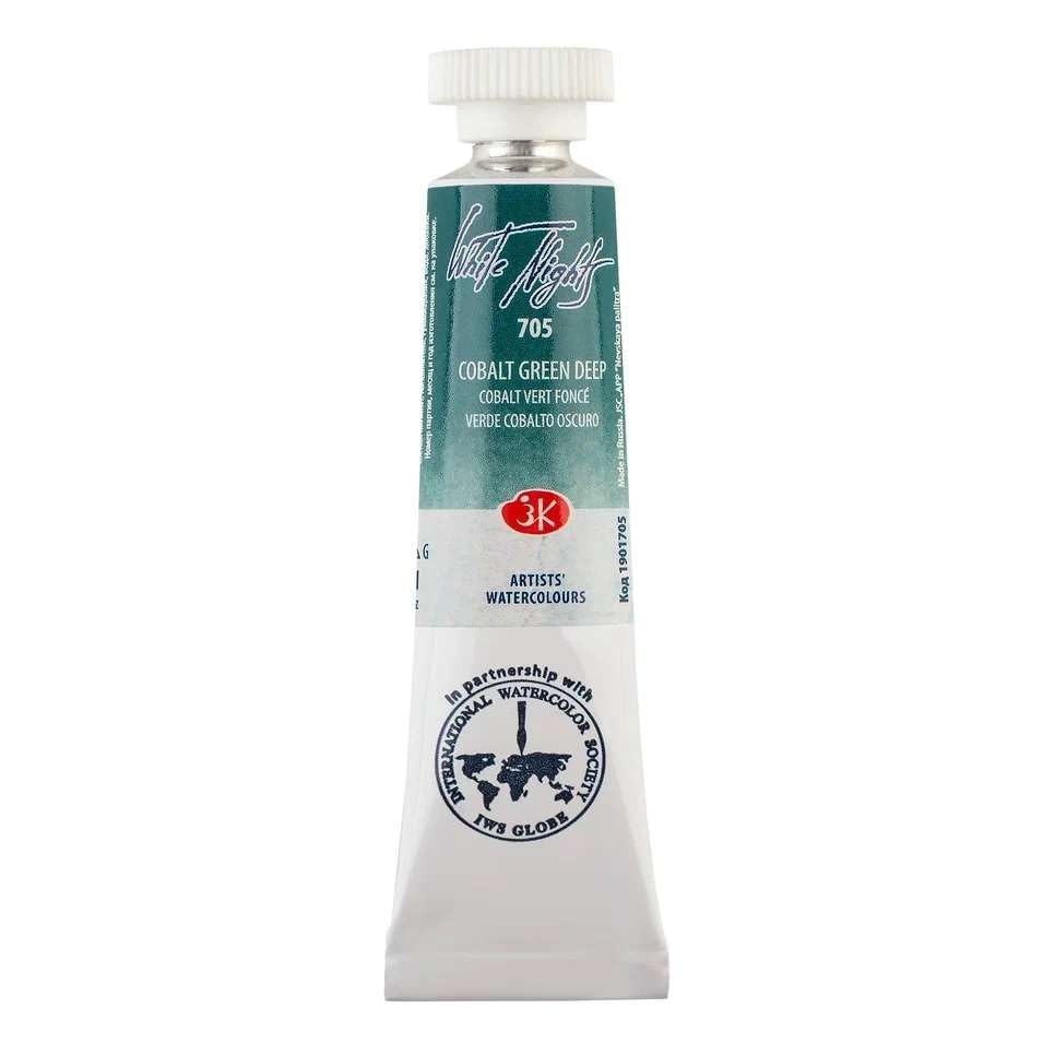 Aquarela White Nights 705 Cobalt Green Deep - Pigmento Intenso 10ml