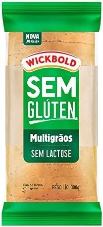 Pão de Forma Multigrãos Sem Lactose Wickbold 300g
