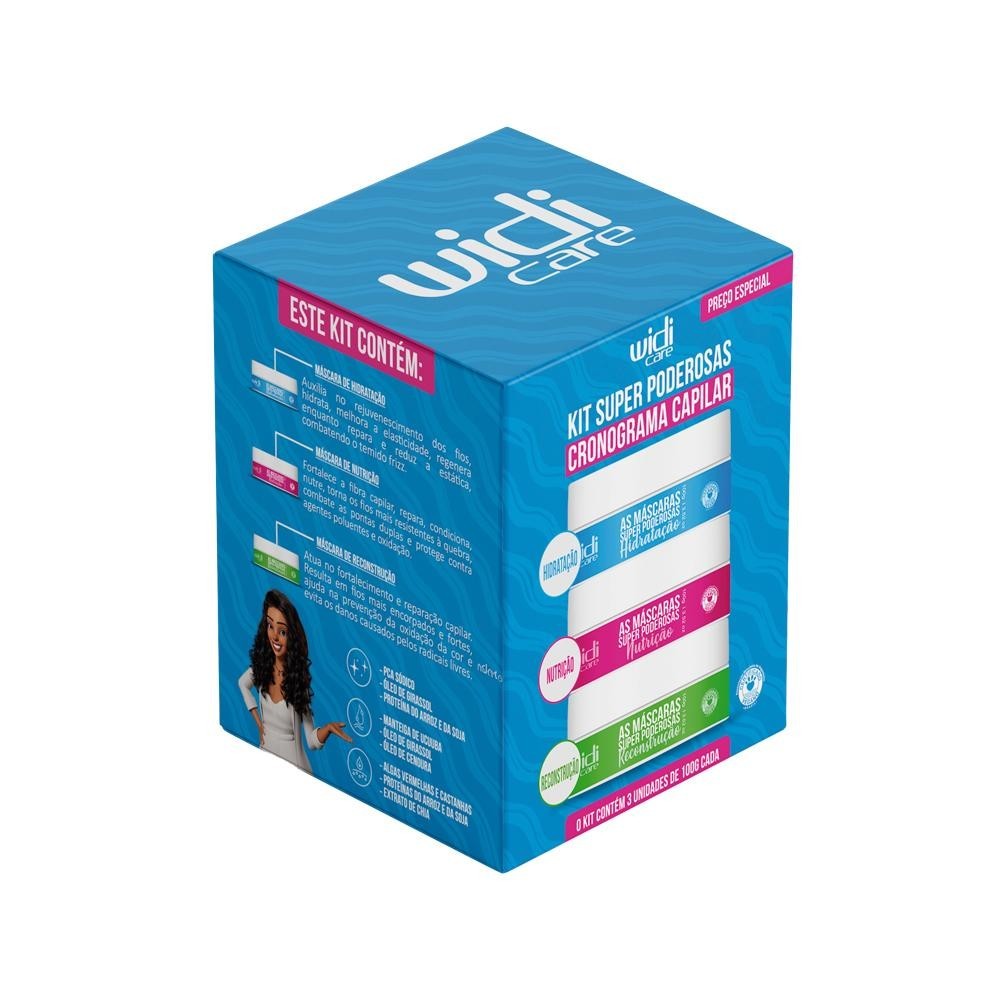 Widi Care: Kit Cronograma Capilar 300g