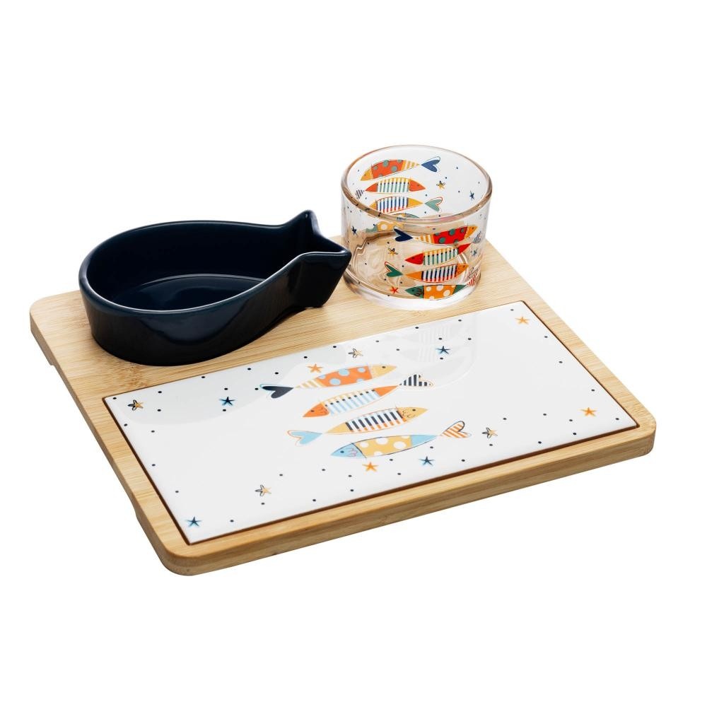 Wolff Iki: Kit Sushi 4 Peças em Bambu