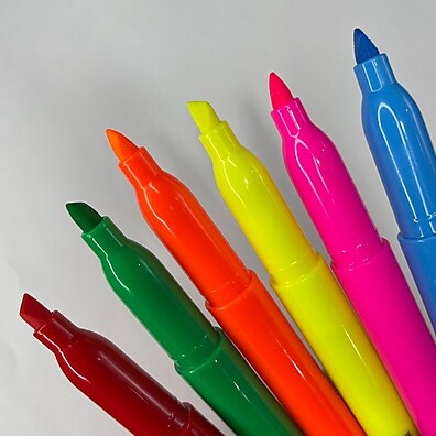 Kit de Marcadores Neon e Pastel Masterprint + Canetas Coloridas Wow
