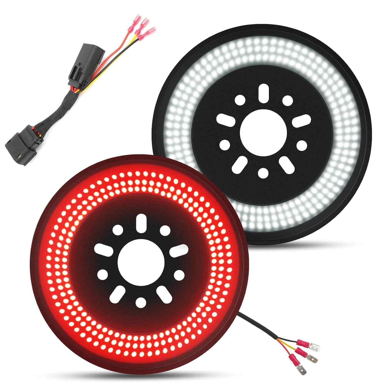 Luz de Freio LED 3 Lados para Jeep Wrangler JL JLU 2018-2025: Segurança e Estilo Plug & Play
