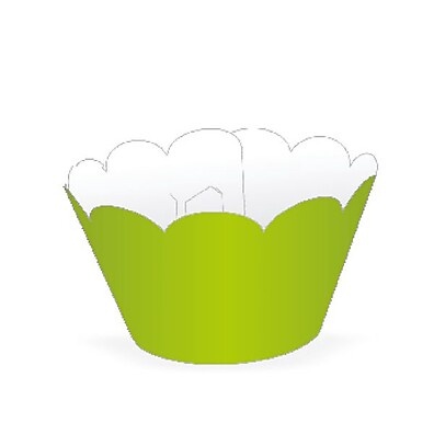 Wrappers Cupcake Verde Limão: Decore com Estilo!