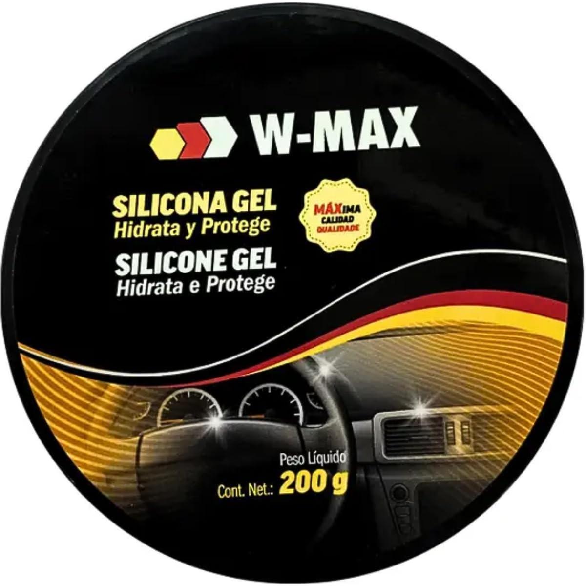 Silicone Gel W-Max Wurth 200g: Revitalize Plásticos e Borrachas com Brilho e Proteção Duradoura