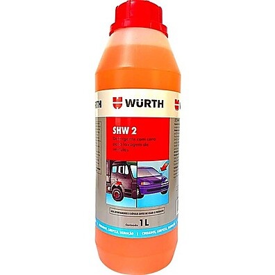Wurth SHW2: Limpeza Automotiva com Cera e Brilho!