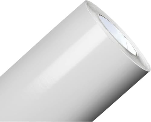 Adesivo Vinil Branco Impermeável Lavável 10m x 50cm - Ideal para Envelopamento de Móveis e Eletrodomésticos