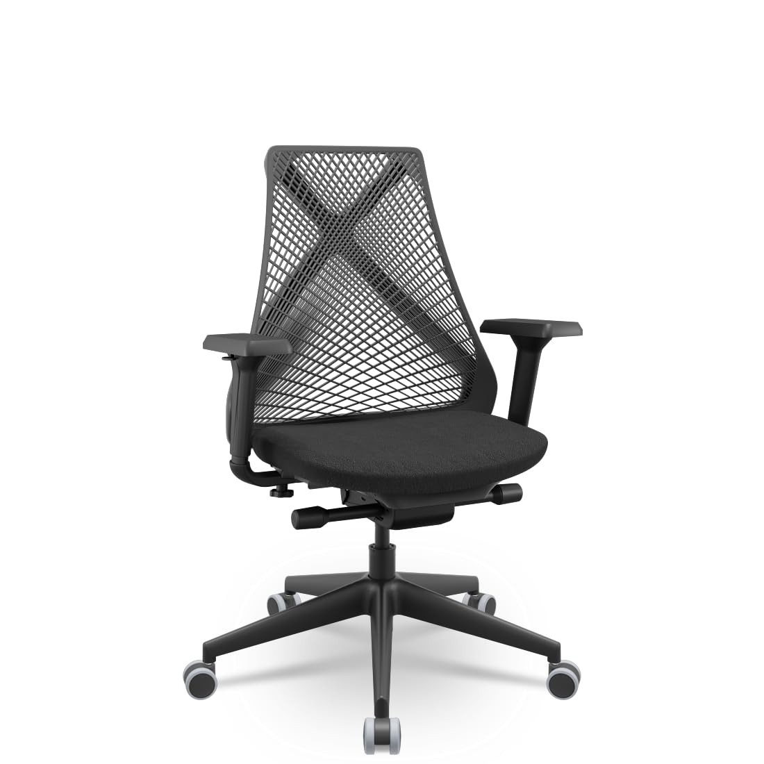 Cadeira de Escritório Presidente Tela BIX X+ Sincron Slider - Conforto e Estilo para o Seu Ambiente de Trabalho