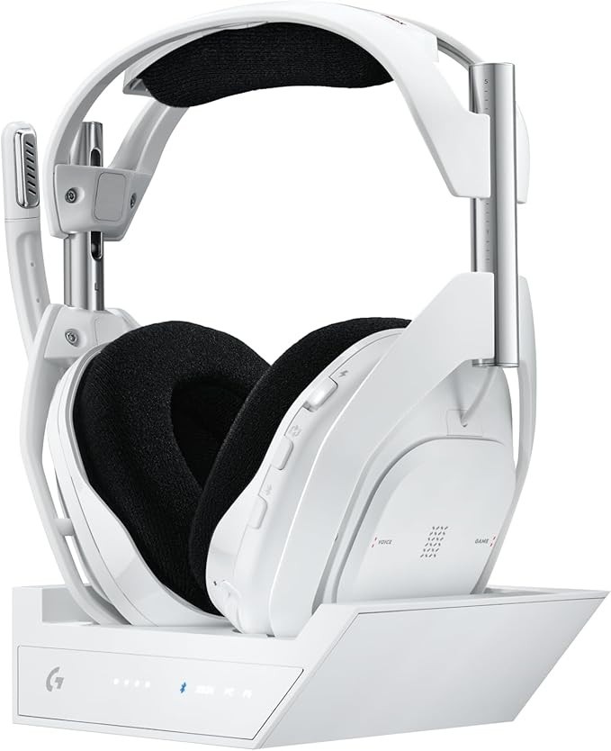 Headset Gamer Sem Fio Logitech G Astro A50 X LIGHTSPEED + Base Station, Com Conexão Bluetooth e HDMI 2.1 Passthru, Tecnologia PLAYSYNC, Compatível Com Xbox Series X|S, PlayStation, PC/Mac - Preto