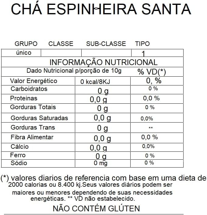 Espinheira Santa Chá Folhas Premium 500gr - X Roots