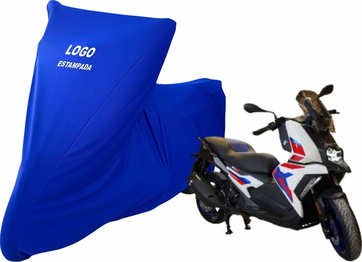 Capa Premium Tedico Helanca Lycra Azul para BMW C 400 X: Proteção e Estilo